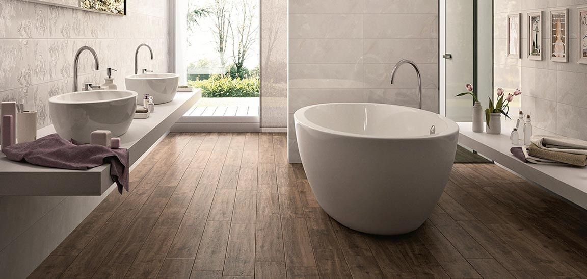 piastrelle in gres porcellanato effetto legno